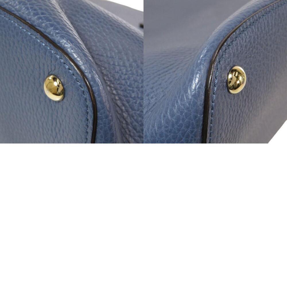 Gucci Logo Calfskin Tote Bag - Picture 10 of 11